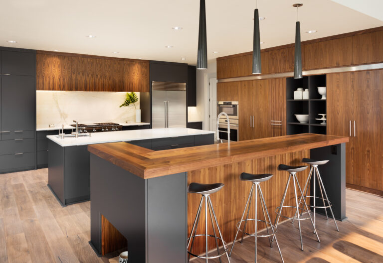 kitchen in luxury home